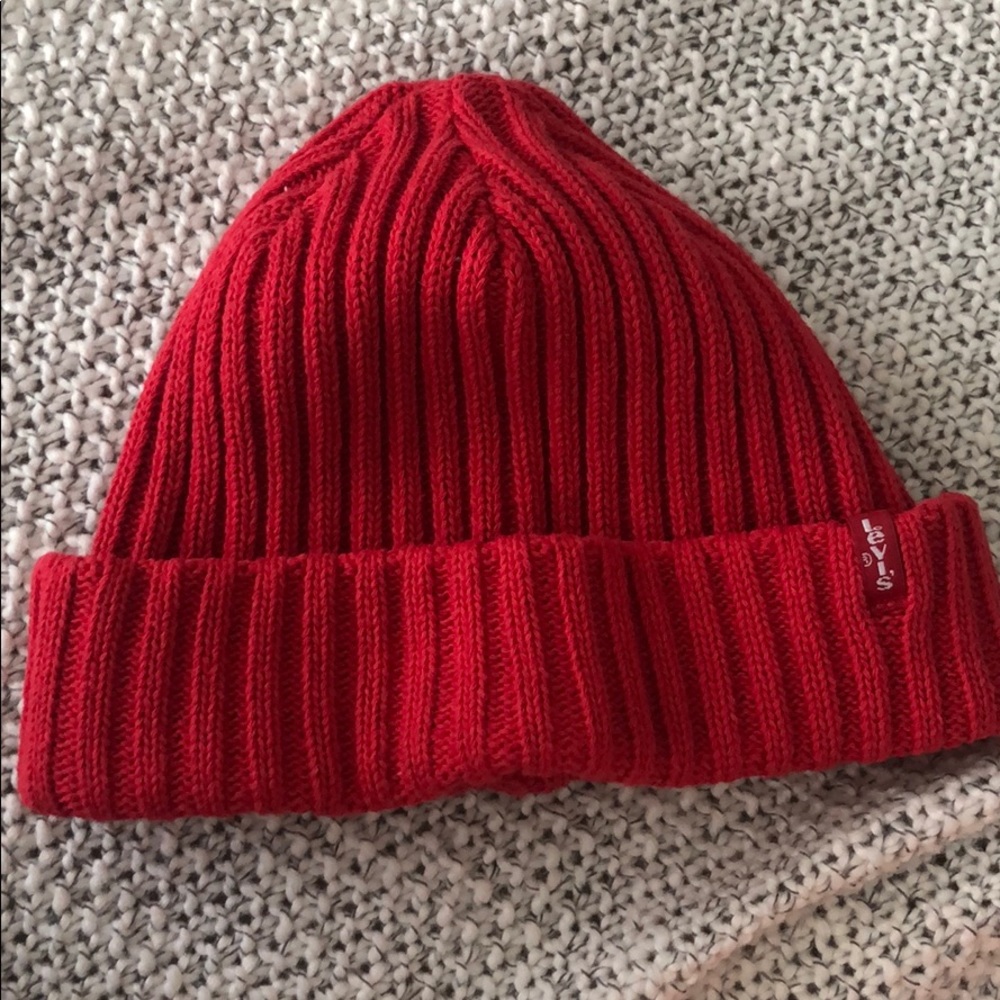 Levi’s Red Beanie